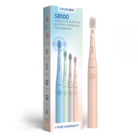 Oracura - SB100 Sonic Lite Electric Battery Operated Toothbrush